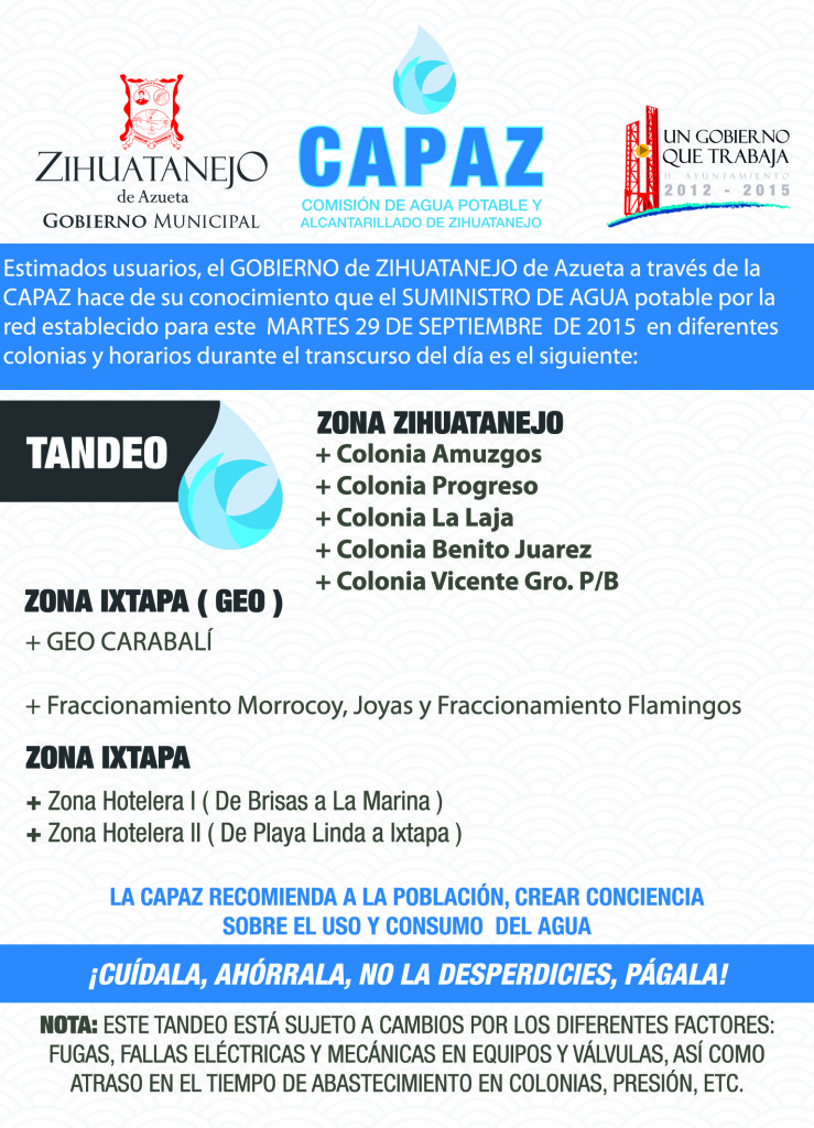 Tandeo Agua 27-sep-15