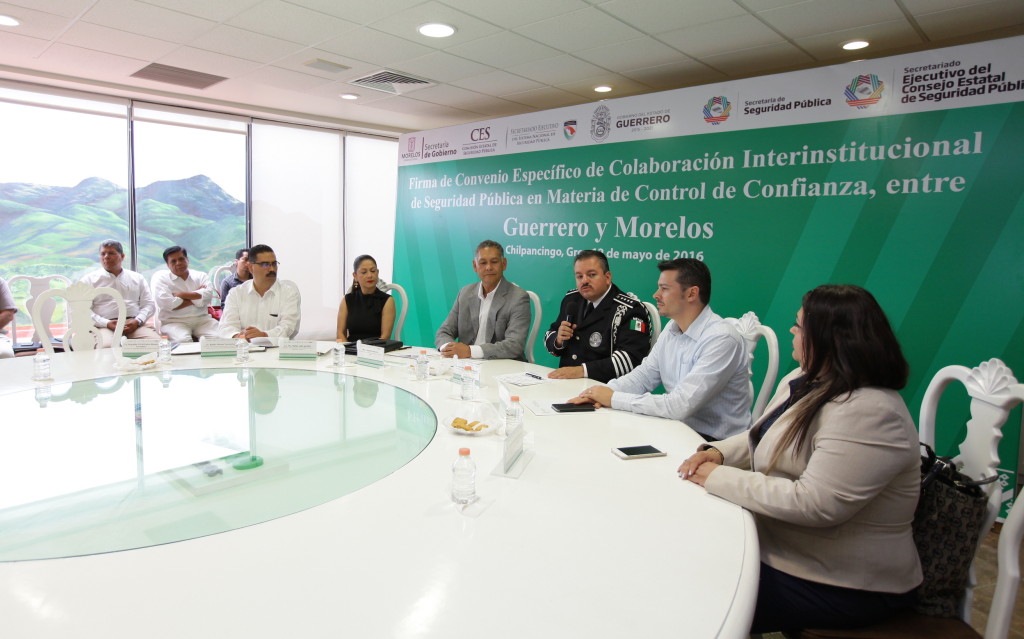 BOL.-732 FIRMAN GUERRERO Y MORELOS CONVENIO DE COLABORACIÓN DE SEGURIDAD PÚBLICA EN MATERIA DE CONTROL DE CONFIANZA  (1)