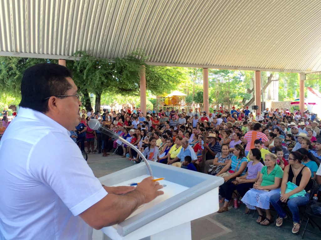 Aviud anuncio de obras en la union