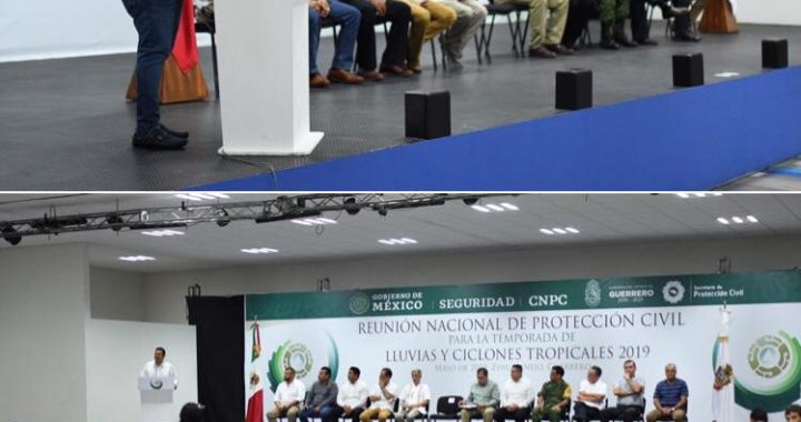 CLAUSURAN REUNIÓN NACIONAL DE PROTECCIÓN CIVIL EN ZIHUATANEJO