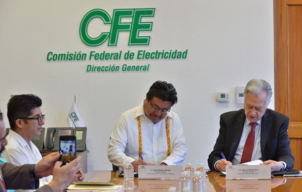 FIRMAN LA CFE Y EL INPI CONVENIO DE COLABORACIÓN PARA ELECTRIFICAR A COMUNIDADES INDÍGENAS EN DIVERSOS ESTADOS DE LA REPÚBLICA.