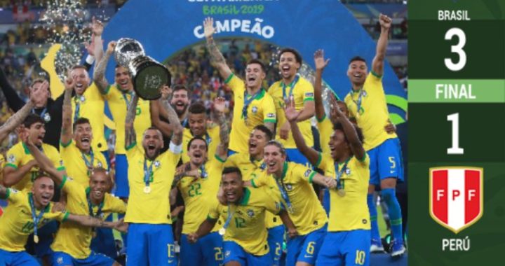 ¡Brasil baila samba en Maracana y es campeón de América!