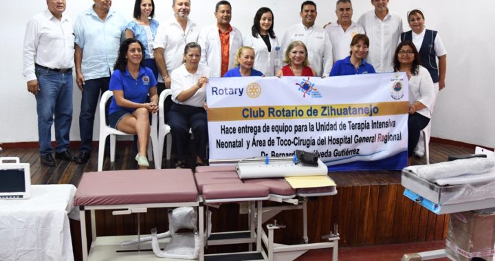 ASISTE PRESIDENTE JSA A ENTREGA DE EQUIPO MÉDICO PARA EL HOSPITAL GENERAL