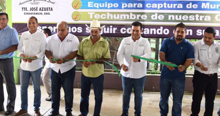 Presidente Jorge Sánchez entrega obra de techado a la Asociación Ganadera Local