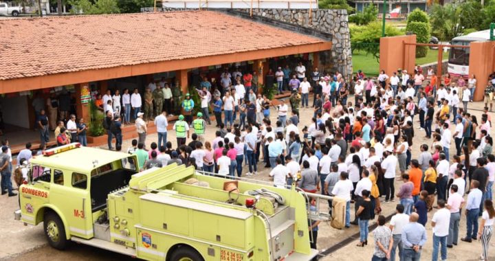 Alcalde Jorge Sánchez Allec reconoce capacidad de participantes en macrosimulacro de sismo