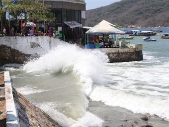 Alerta por efecto de «Mar de Fondo» en las costas de Ixtapa-Zihuatanejo para este fin de semana