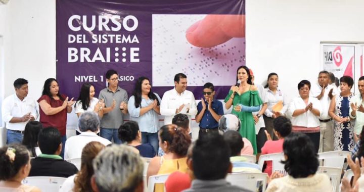 DIF ZIHUATANEJO PROMUEVEN LA INCLUSIÓN CON EL PRIMER CURSO DEL SISTEMA BRAILLE