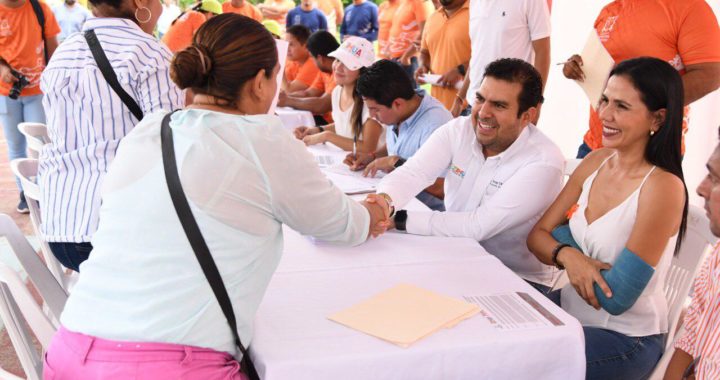 Presidente Jorge Sánchez Allec da inicio a programa Estamos en tu Colonia