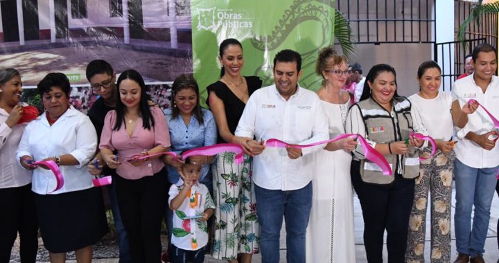 Presidente Jorge Sánchez Allec inaugura Asilo DIF en la colonia Cuauhtémoc