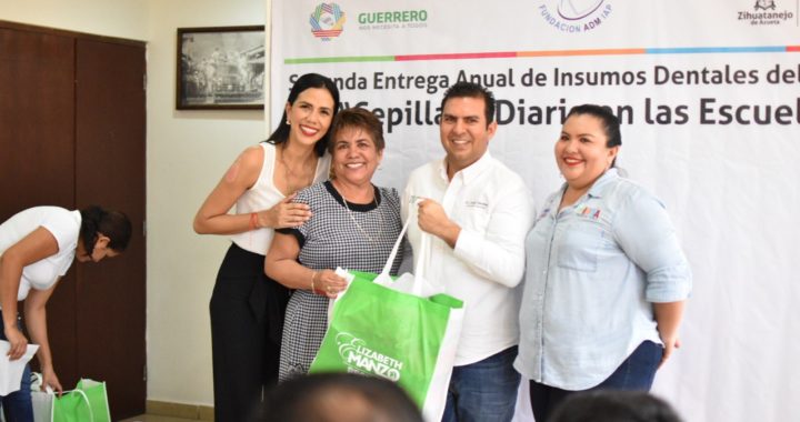 Alcalde Jorge Sánchez Allec entrega kids de salud bucal a  2500 alumnos de 14 escuelas