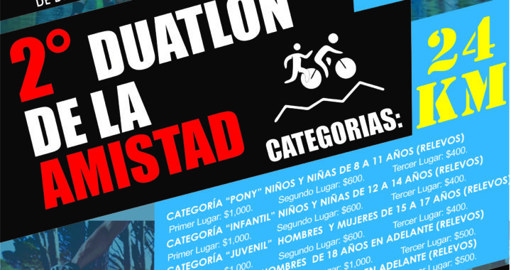 Segundo Duatlon de la amistad este 14 de Febrero en Petatlan