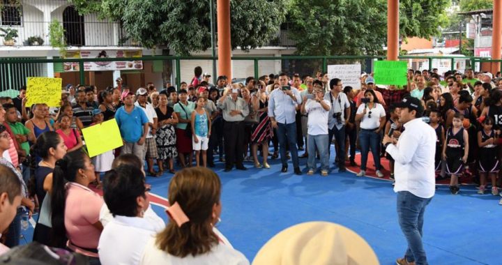 Presidente Jorge Sánchez Allec entrega otro espacio deportivo rehabilitado