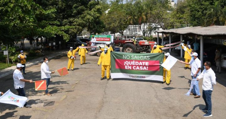 Se ponen en marcha brigadas de concientización y sanitización en Zihuatanejo.