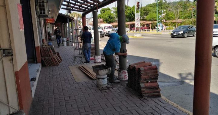 Remodelación de tejabanes da otra imagen a Zihuatanejo