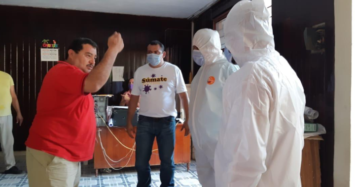 Ahora asociación civil se encarga de labores de sanitización en el municipio de Tecpan 