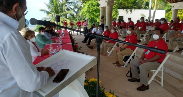 ASISTE SECRETARIO DEL TRABAJO, ÓSCAR RANGEL A LA CLAUSURA DEL XXIX CONSEJO SECCIONAL ORDINARIO DE LA SECCIÓN 17-GUERRERO, DEL SINDICATO NACIONAL DEL SEGURO SOCIAL