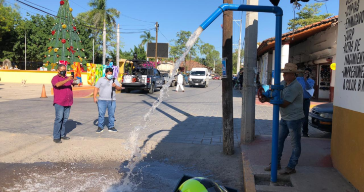 En breve inicia introducción de red de agua potable en crucero de La Unión