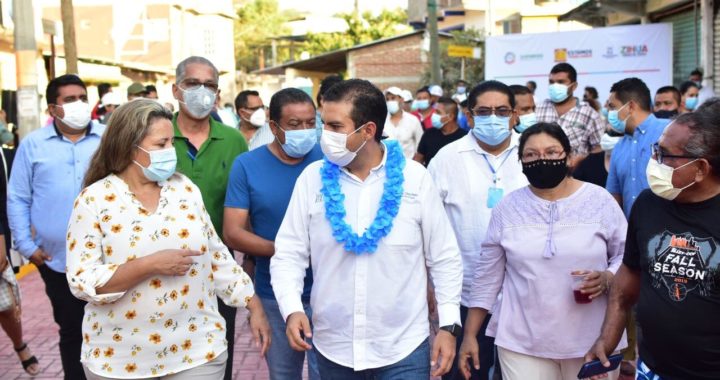 Agua de Correa se rejuvenece con nueva calle pavimentada de 187 metros lineales