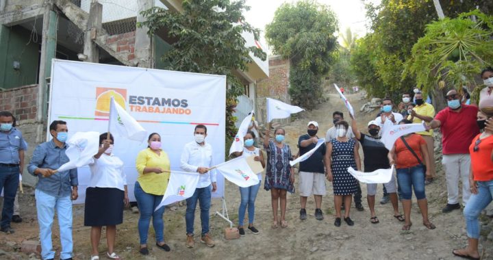 Con las obras de pavimentación de calles que está realizando el gobierno municipal más colonias se están conectando