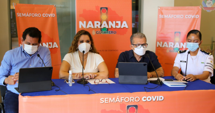 Implementan disposiciones sanitarias ante el cambio a semáforo naranja en Guerrero