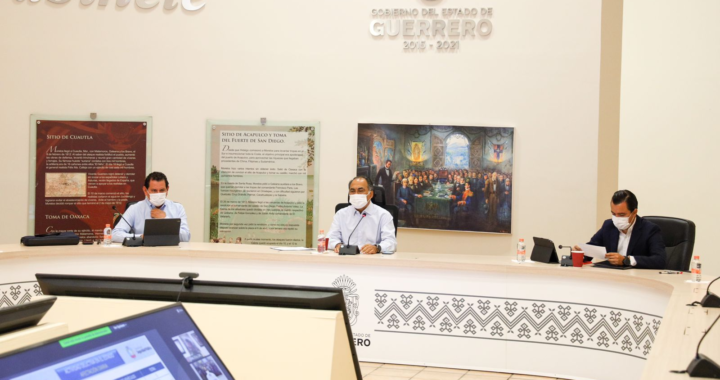 Encabeza Gobernador Astudillo reunión de trabajo con autoridades de seguridad de la Mesa de Coordinación para la Construcción de la Paz en Guerrero