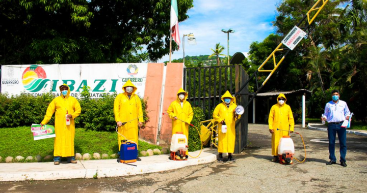 Reactivan módulos de sanitización y brigadas de concientización en playas de Acapulco y Zihuatanejo por semáforo Rojo en Guerrero