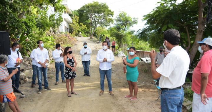 Brisas del Mar contará con dos nuevas calles pavimentadas. Presidente JSA las pone en marcha.