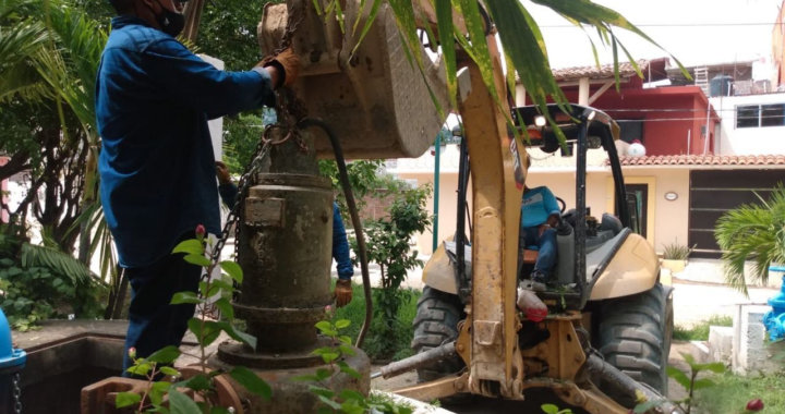 CAPAZ realiza mejoras  al cárcamo pluvial Faroles