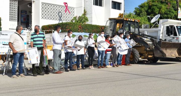 Pone en marcha Yasir «las brigadas con valor» para limpiar la basura en Tecpan