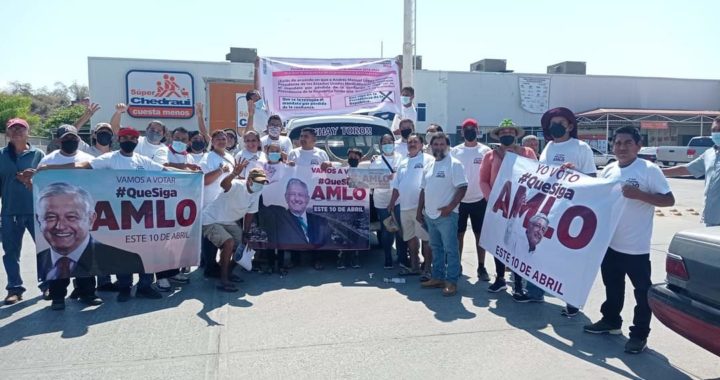 Promueven ciudadanos atoyaquenses que siga AMLO