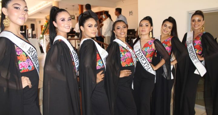 Presentan a 7 aspirantes al título de belleza General Hermenegildo Galeana 2022 en Tecpan