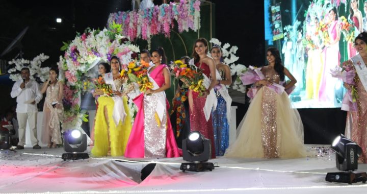 Eligen reyna de belleza de la expo feria Tecpan 2022