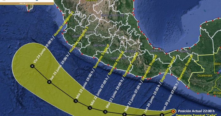 CICLÓN «CELIA» NUEVA AMENAZA PARA COSTAS DE GUERRERO