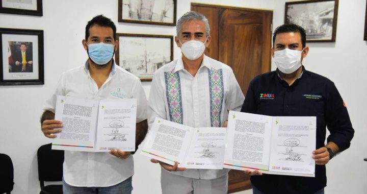 Ayuntamiento firma convenio de colaboración con Asociación de Hoteles de Ixtapa-Zihuatanejo y CANIRAC para regular ruido