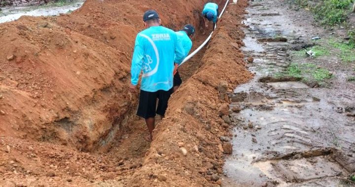 CAPAZ amplia 1 km red hidráulica en Barrio Viejo