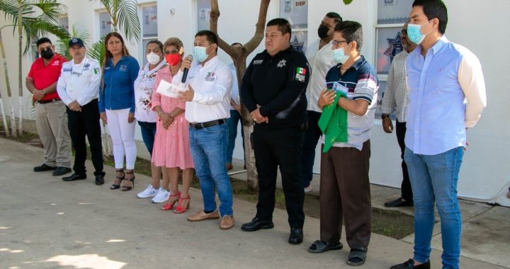 REHABILITA EL ALCALDE JAVIER AGUILAR SILVA EL CUARTEL DE POLICIA MUNICIPAL DE PETATLÁN QUE TENÍA MAS DE TRES AÑOS EN EL ABANDONO”