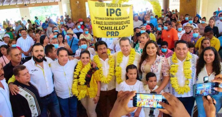 Toma protesta Manuel Salvador Enriquez como líder de IPG en Tecpan