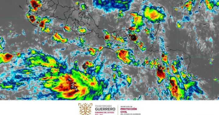 *SPCGRO ALERTA POR SISTEMA DE BAJA PRESIÓN QUE PODRÍA EVOLUCIONAR E IMPACTAR FRENTE A LAS COSTAS DEL ESTADO*