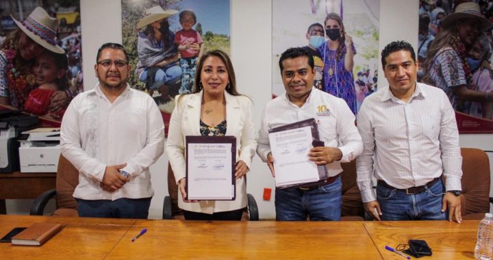 Firman convenio la Secretaría de Desarrollo y Bienestar Social y el Instituto de Capacitación para el Trabajo en Guerrero (ICATEGRO)