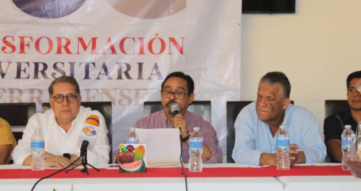 Se pronuncian universitarios en Tecpan contra la reelección de Saldaña