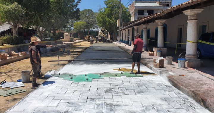 Gobierno de La Unión avanza en obras viales de la cabecera municipal