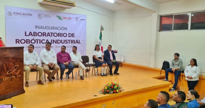 Itzé Camacho, Asiste Inauguración a Laboratorio en Cecytem